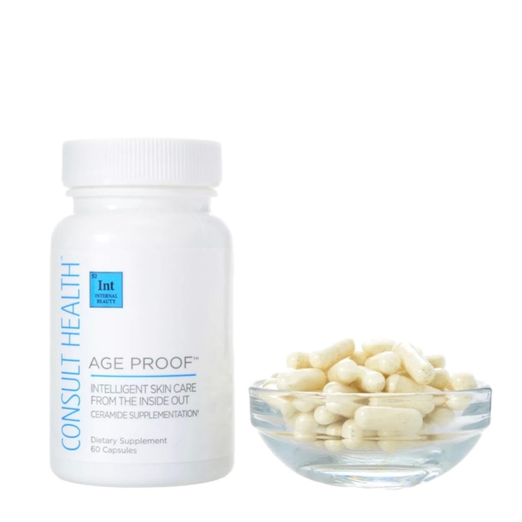 Ceramide Kosttilskud - Hyaluronsyre til Hydrated and Plump Skin - Kapsler 60 Greve (pakning med 1)