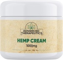 Avancerede terapier Hamp Cream 1000Mg 4 Ounce Muscle og fælles Rub med Hamp og Arnica til Stiff Muskler, Knees, Hals og Lavere Ryg. Lavere ubehag 24 timers varighed