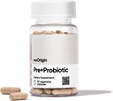 Prebiotic, Probiotic, Postbiotic, 3- in-1 Formel med 18 enzymer, Pre + Pro + Postbiotic for kvinder & mænd for Gut Health, Bloat Support, immunforsvar, 30 dages forsyning