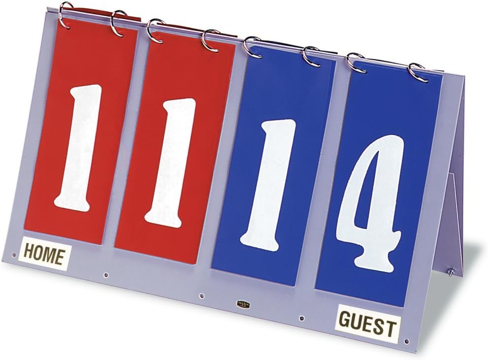Tandem Sport 2 Digit Score Keeper - Score Flipper til Volleyball, Basketball, Baseball & Fodbold - Tabletop Easy Flip resultattavle