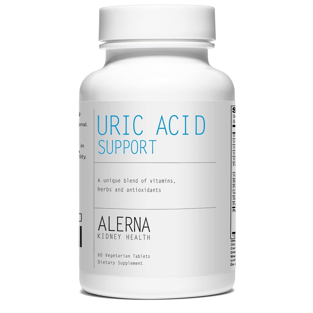 Uric Acid Support Dietary Supplement – Tart Cherry, Celery Extract, Turmeric & Quercetin – Joint Comfort Supplement with Antioxidant Support – 60 Vegetarian Tablets