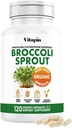 Vitapia Organic Broccoli Sprut & Broccoli Extract for Sulforaphane, Antioxidant, Brain, Hud, Heart Health Support - 120 Veggie Capsules - Non- GMO, Gluten- Free, Vegan- Friendly Supplement