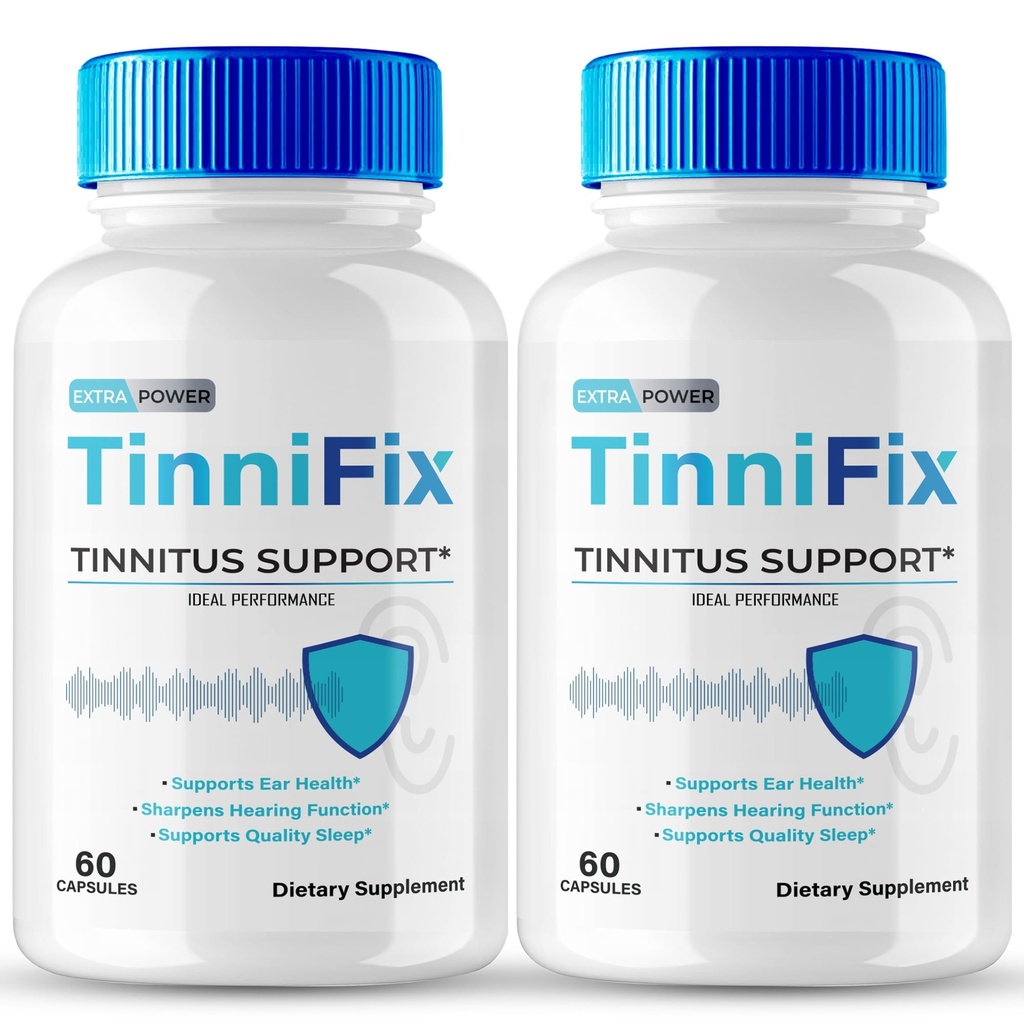 Tinnifix Tinnitus Relief for Ringing Ears Capsules - Advanced Hearing Supplement Support Formula Pills, Tinnifix Pills Maintain Healthy Hearing, All Natural Ear Health, Tinni Fix Reviews (2 Pack)
