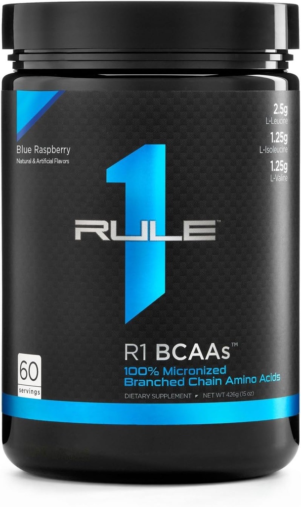 R1 Bcaa 60 Serv Blå Hindbær, 432 Gram