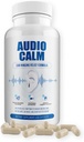 Audio Calm - Tinnitus Relief for Ringøre - Øre Sundhed Vitaminer - Natural Stop Tinnitus Relief Solution - Hurtig Øre Ringning Relief, Buzzing, Klikke og Reducere Øre Støj 124; 60 Kapsler (1)