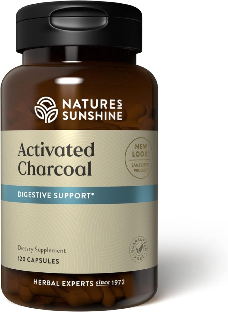 Nature's Sunshine Activated Charcoal 120 Capsules