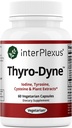 InterPlexus Thyro- Dyne - Jod, Tyrosin & Plant Ekstrakter til Thyroid Support - Gluten Free, Dairy Free, Soy Free - 60 kapsler (30 Servere)