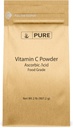PURE ORIGINALSKE INGREDIENSER C-vitamin Pulver (2 LB) Ascorbinsyre, ikke-GMO, Kosttilskud