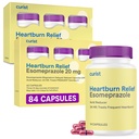 Curist Esomeprazol 20mg kapsler forsinket - Release 84 Greve - Acid Reflux Medicin for Heartburn Relief - To pakker med 42 Greve Kapsler (84 Total) - Acid Reflux Relief