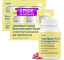 Curist Esomeprazol 20mg kapsler forsinket - Release 84 Greve - Acid Reflux Medicin for Heartburn Relief - To pakker med 42 Greve Kapsler (84 Total) - Acid Reflux Relief