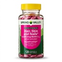 Spring Valley ekstra styrke hår, hud & negle Dietry Supplement 120ct 5000 mcg