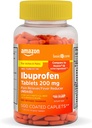   Basic Care Ibuprofen Tablets, 200 mg, Pain Reliever/Fever Reducer, 500 Count