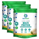 BioTrust Low Carb Protein Powder - Natural and Delicious Whey & Casein Blend from Grass-Fed Hormone Free Cows - Non GMO, Soy Free, Gluten Free, Hormone Free (Vanilla, 3-Pack)