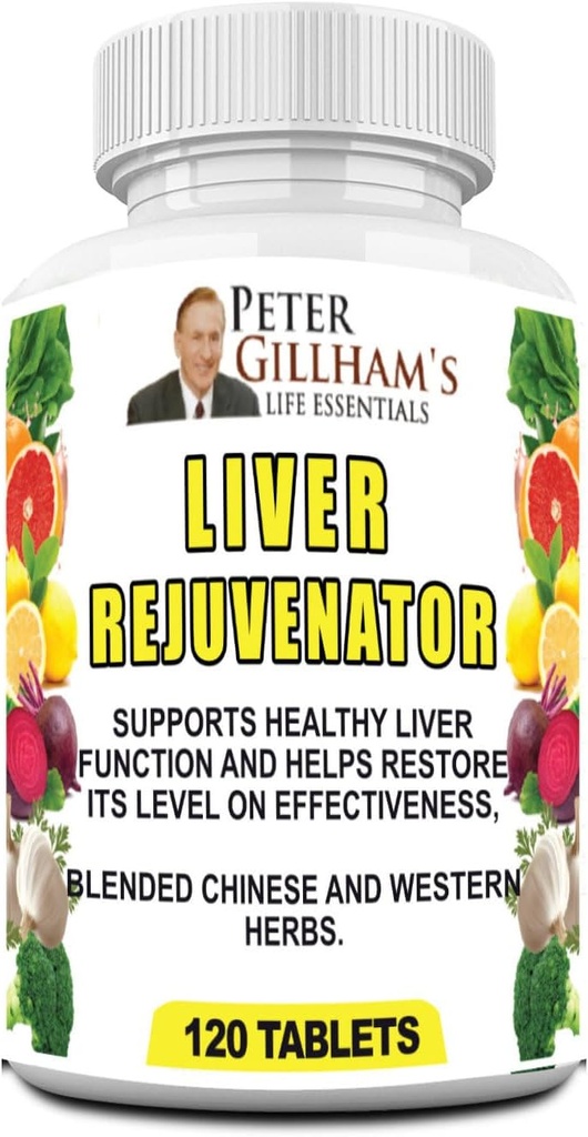 Lever Forynger 120 tabletter, 40 Servering Alle naturlige nonGMO-herbal blend 780 mg lever rense, leverstøtte Lavet i USA Peter Gillham liv Essentials