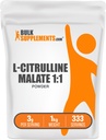 BulkSupplements.com L- Citrullin Malat 1: 1 Pulver - Citrullin Pulver, Aminosyre Supplement - Unflavored & Gluten Free - 3g per Servering, 1kg (2.2 lbs) (Pack of 1)