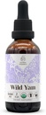 Wild Yam USDA Organic Alcohol- Free Extract MSD 124; Kosttilskud, højpotens Tinktur MSD 124; Natural Certified Organic Wild Yam (Dioscorea Villosa) Tørret rod (2 oz)