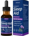 Valerian Root Sleep Support Drops, Gotas de Manzanilla y Flor de Jamaica y Valeriana para Dormir Profundamente, All- Nature Herbal Extract Liquid med Hibiscus & Kamille. 2oz