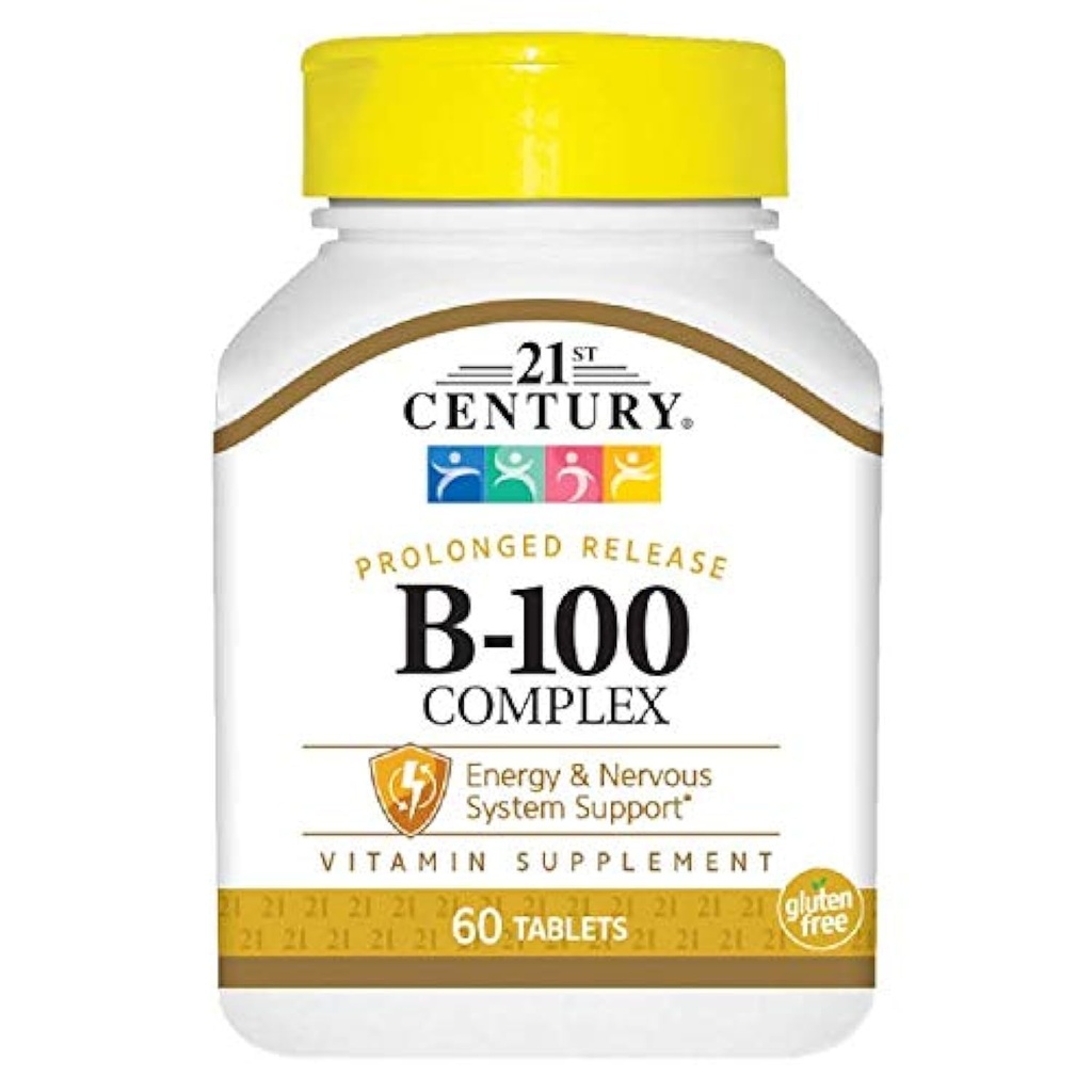 21 ST Century B-100 Complex TIME Release 60 CAPS