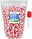 XPRS Nutra Størrelse 0 Tomme kapsler - 5000 Tomme Gelatine kapsler - Piller gør det - Pure Bovin Pille Gel Caps til Do- It- Yourself Kosttilskud (rød / hvid)