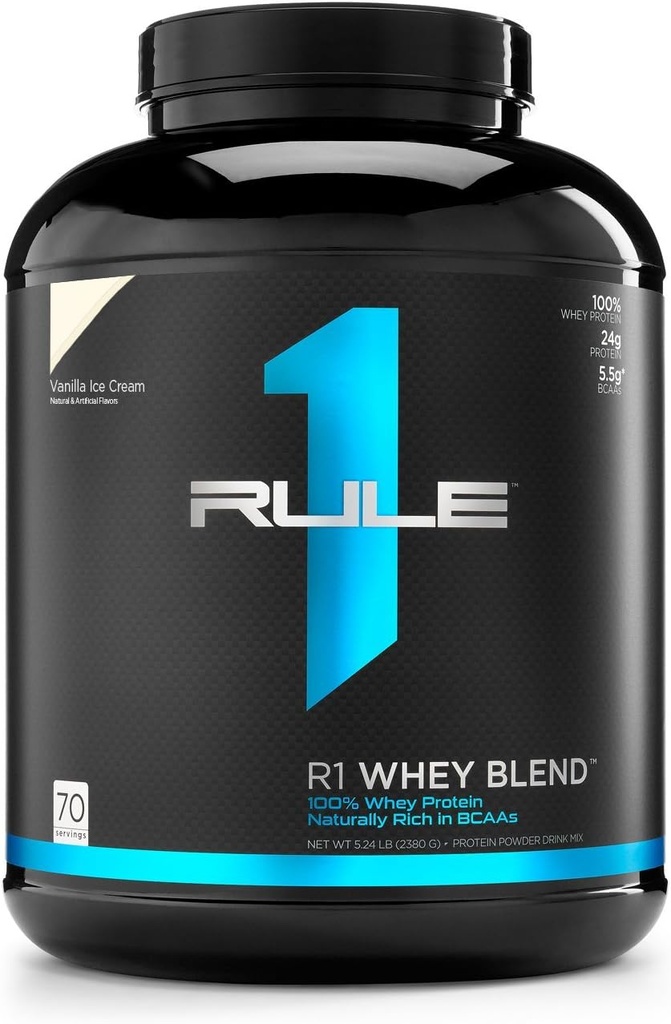 R1 Whey Blend, 68 Servering, Vanilla Ice Cream