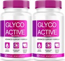 (2 Pack) Glyco Aktive, Glyco Aktive Kapsler, Glyco Aktive Avancerede Formel, Glyco Aktive Alle Naturlige Formel Piller, Glyco Aktive Capsulas Anmeldelser, 60 Kapsler for 2 Måneder