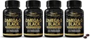 FREZZOR Omega 3 Black - Højeste styrke Green Lipped Mussel Oil Kapsler, Lavet i New Zealand, UAF1000 +, Inflammation, fælles pleje & lindring, hjerte & immunforsvar, 60 greve (pakke med 4)