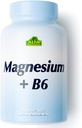 Magnesium Plus B- 6 500 Mg af Alfa Vitaminer - Kardiovaskulær sundhed - Understøtter energiproduktion & r Enzyme funktion - 100 kapsler