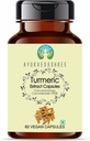 Gurkemeje Extract 500mg - 60 Vegetar Capsules Name 124; Haldi Extract Name 124; Curcuma Longa