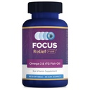 Focus Relief Plus Tør Øje Formel (90 ct. 30 Day Supply) Tør Øje Omega 3 Supplement - Tør Øje Relief Supplement -Omega 3 Fiskeolie til Tør Øje