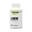 NutraBio L- Leucin Supplement - Optimal Aminosyre til muskelvækst & Inddrivelse - naturligt gæret fri form Leucin Aminosyrer Supplement- Vegan, Non- GMO, Gluten Free - 400mg, 180 kapsler