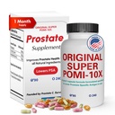 Orignal Super POMI 10X Prostata sundhed kosttilskud til mænd - Urteformel med Pomegranat, gurkemeje, og grøn te - Understøtter Prostata funktion og fremmer urinvejskomfort - 90 Greve