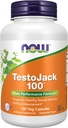 Now Foods Supplements, TestoJack ™ 100 med LJ100 ®, et potent standardiseret ekstrakt af Tongkat Ali (Eurycoma longifolia), Tribulus og ZMA ®, 120 Veg Kapsler