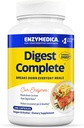 Enzymedica Digest, Full- Range, Everyday fordøjelsesenzymer, Tilbud Fast- Fungerende Gas & Bloating Relief, 240 Greve