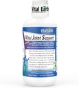 Vital Earth Liquid Joint Support - Glucosamin, Chondroitin, MSM Plus Hyaluronic Acid, Boswellia & Fulvic Acid (70 + Trace Minerals), 32 Oz + 1 Oz Cup