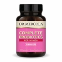 Dr. Mercola Complete Probiotika til kvinder - Understøtter Gut, Vaginal & immunforsvar - Indeholder Lactobacillus Sprains - Non- GMO, Gluten- Free & Soy- Free - 30 kapsler (30 Servere)