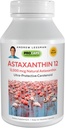 ANDREW LESSMAN Astaxanthin 12mg - 30 Softgels - 12000 mcg Natural Astaxanthin, Kraftfuld Antioxidant Carotenoid. Beskyttelse af øjne, hjerte, hud og mere. Ingen tilsætningsstoffer. Let at sluge Softels