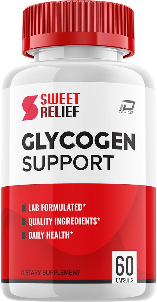 Sweet Relief Glycogen Support Kapsler - SweetRelief Optimizer Advanced Formel, SweetRelief Supplement, SweetRelief Booster Anmeldelser, Glycogen Supplement (1 pakke - 60 Kapsler)
