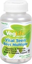 VegLife Vital Teen Boys Multiple Veg Cap, 60 Greve