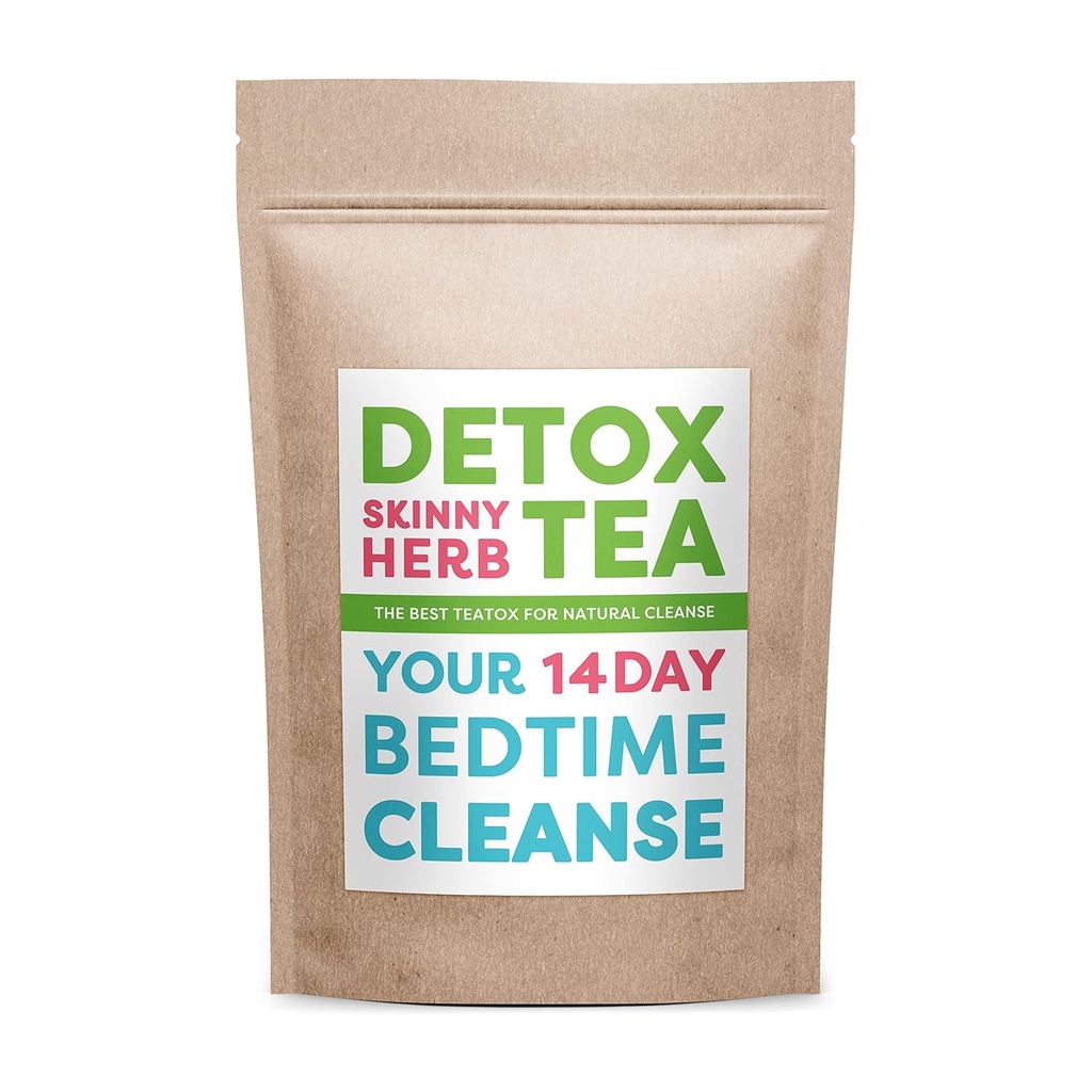 14 dages sengetid Rense: Detox Skinny Herb - Effektiv Detox og Support Tea, 100% Natural