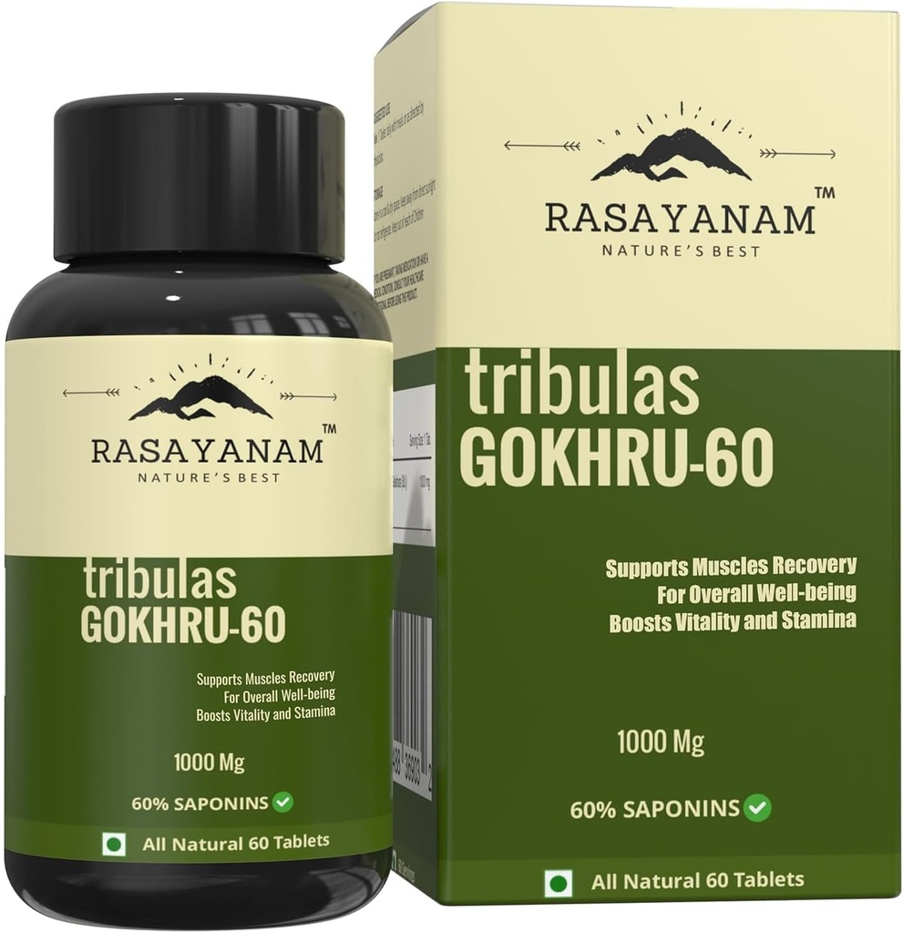 Generisk Tribulas Gokhru- 60 Gokshura Tablets 1000mg