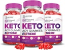 Justified Laboratories (3 Pack Rippede Resultater Keto ACV Gummies Extreme 2000MG Rippede Resultater Formuleret med Pomegranate Beet Juice Powder B12 Vegan Non GMO 180 Gummys
