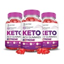 Justified Laboratories (3 Pack Rippede Resultater Keto ACV Gummies Extreme 2000MG Rippede Resultater Formuleret med Pomegranate Beet Juice Powder B12 Vegan Non GMO 180 Gummys