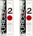 Wellgenix Puriclean x2 Detox Cleanse - Dobbelt styrke Deep System Cleaner - Formuleret med to unikke navneskilte til den stærkeste Cleaner, Fjern toksiner - 16 oz, 4 kapsler, 2 pakker