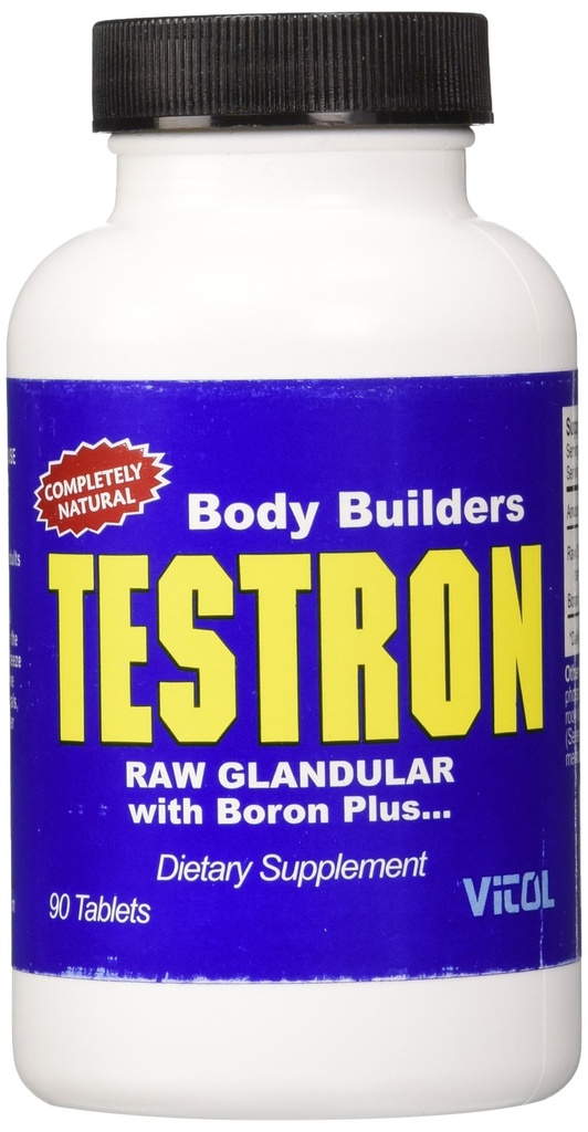 Vitol Body Builders Testron Tablets, 90- Count Flasker
