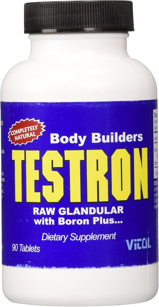 Vitol Body Builders Testron Tablets, 90- Count Flasker