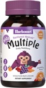 Bluebonnet Nutrition Rainforest Animalz Hele fødevarer baseret på flere tyggetabletter, Kids Multivitamin & Mineral, C-vitamin, D3, Jern, Gluten Free, Milk Free, Kosher, 90 tyggetabletter, Blandede smagsstoffer