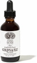Anima Mundi Apothecary Cold 's & Flu Tonic - immunsupport drops med Echinacea, hvidløg, gurkemeje rod & frisk ingefær - immunsystem Support Liquid Supplement (2oz / 60ml)