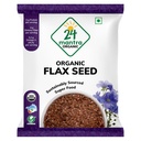 24 Mantra Organic Flax Seeds USDA Certified Organic EU Certified Organic Pesticides Free Adulteration Free Sodium Free - Pack of 1 | 7 Ounce