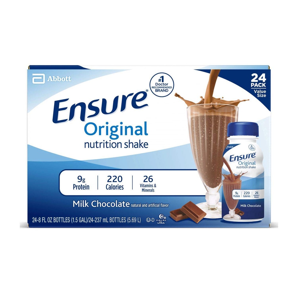Sikre original terapeutisk mælk chokolade, 8 Ounce regenererbar karton, Abbott 64937 - sag af 24