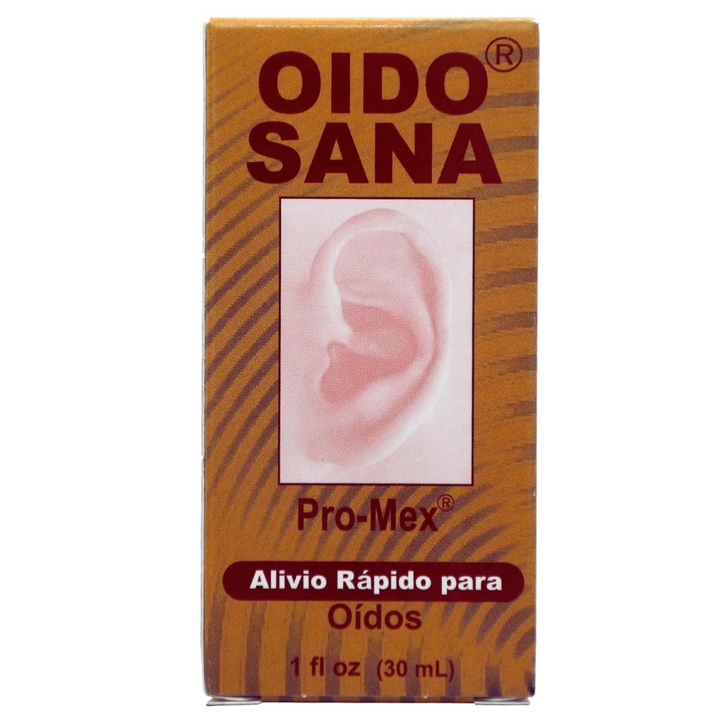 ProMex Oido Sana, Øre tørring Solution, Drops, Hjælper med Swimmer 's Itchy Ører, Dål og sikker, Hele familien, 1 fl.oz